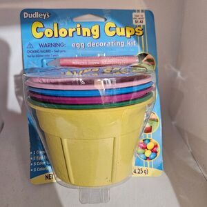 Dudley's Coloring Cups Egg‎ Decorating Kit